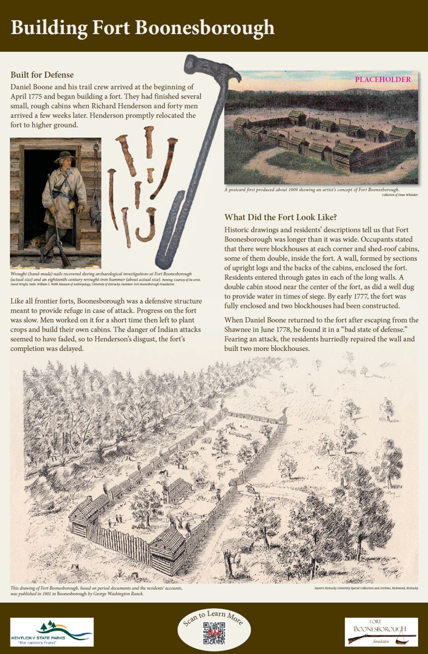 Building Fort Boonesborough
