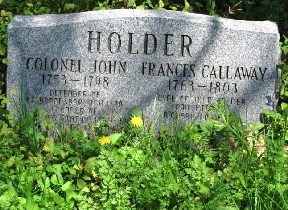 Holder Grave marker